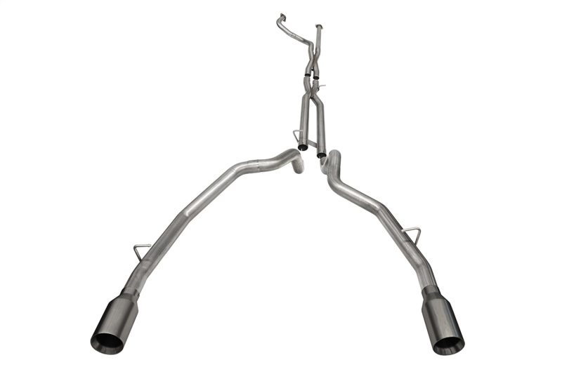 RAM TRX Performance Exhaust - Dual Rear - CORSA Performance - Baja Catback Dual Rear Exit - Gunmetal - `21-`24